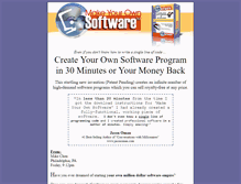 Tablet Screenshot of makeyourownsoftware.com